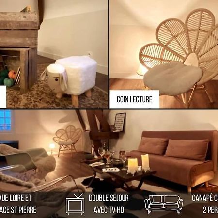 Grand Appartement Place Saint-Pierre, Proche Chateau De Saumur Et Bord De Loire" المظهر الخارجي الصورة