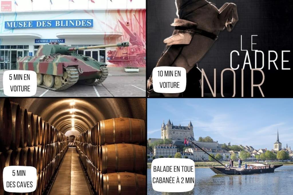 Grand Appartement Place Saint-Pierre, Proche Chateau De Saumur Et Bord De Loire" المظهر الخارجي الصورة